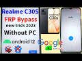 Realme C30s Frp Bypass | Android 12 Update Realme (RMX3690) FRP Lock