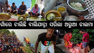 ଗାଁରେ ବାଲିଯାତ୍ରା l ସରିଲା ଅରୁଆ ଡାଲମା l Kartika Purnima l Gouranga Nayak Odia Vlogs