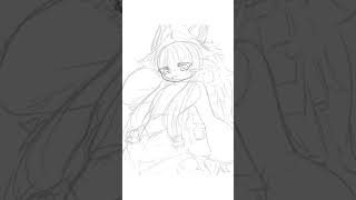 maid in abyss - Nanachi drawing #shorts