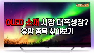 OLED 소재 시장 대폭성장? 유망 종목 찾아보기