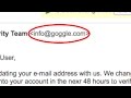 Method to protect you against phishing scams
