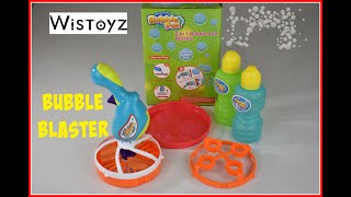 WisToyz 2 In 1 Bubble Fun Blaster TONS Of Bubbles