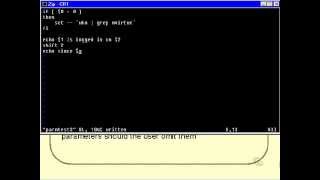 Unix Shell Scripting Command-line Parameters Part 3