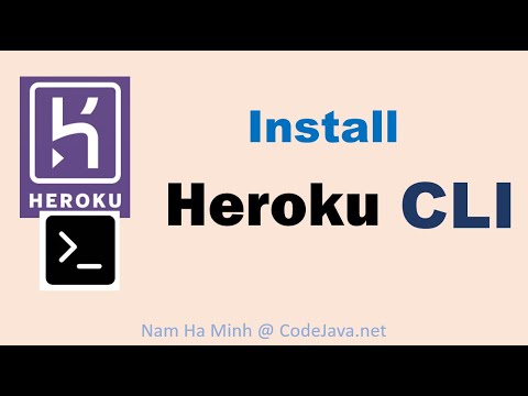 Download and install Heroku CLI (Heroku command line interface)