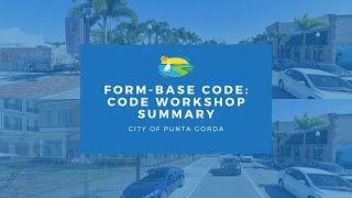 Form-Base Code: Code Workshop Summary