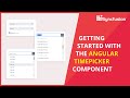 Getting Started with the Angular TimePicker  Component