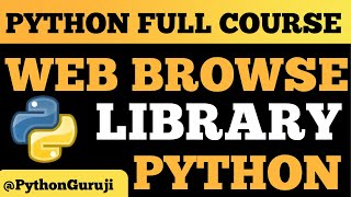 Automate Your Browser with Python's webbrowser Module!