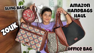 Office bags, Sling Bangs Haul 🎀 Handbags Haul || Good Quality, Spacious and Affordable  ft. Zouk