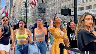 【4K】WALK Fifth Avenue NEW YORK City USA vlog 4k  TRAVEL