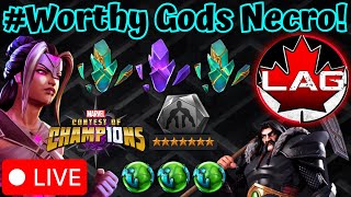 New Carina Challenges! Worthy Gods vs Necropolis!! 10 Year Anniversary Special! MSD Made Em! - MCOC