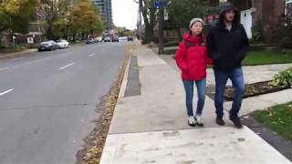 Toronto Neighbourhood Walk - Chester Hill Lookout, East York-Pape Village, Greektown - 4K