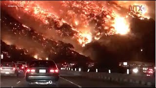 Incendios fuera de control causan destrucción y desalojos en California