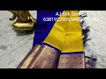 mangalagiri kuppatam pattu kanchi border plain body by aj silk sarees