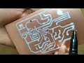 How to make Printed Circuit Board PCB Using ferric chloride