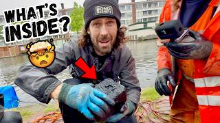 Money Box Found Magnet Fishing in The Hague Canals!