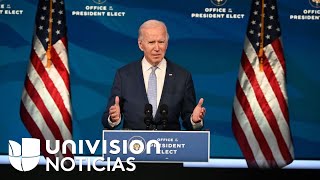 “Nuestra democracia está bajo un asalto sin precedentes": Joe Biden se dirige a la nación