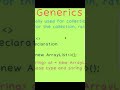 #java #Generics #CodeJiffy