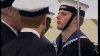 HMS Raleigh 14th April 1989 passing out parade Nelson 09's