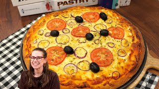 HOMEMADE PIZZA WITH PERFECT DOUGH! EASY, SIMPLE AND MESS-FREE AT HOME! Homemade pizza dough