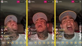 6IX9INE Gives His Best Impression Of A Trippie Redd Song!
