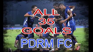 SEMUA 35 GOL PDRM FC LIGA SUPER 2023 | ALL GOALS MALAYSIA SUPER LEAGUE | BOLA SEPAK MALAYSIA