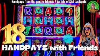 🔥18 EPIC HANDPAYS/ JACKPOTS w Savvy Pk \u0026 Friends #handpays #jackpots #triplefortunedragonrising #fyp