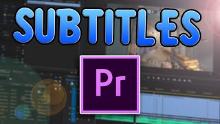 How To Easily Edit Gaming Subtitles in Premiere Pro - Pop in Text