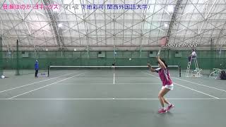 【再up】2018年 アジア競技大会予選会 女子 予選 貝瀬（ヨネックス） 対 下地（関西外国語大学）