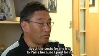 Hone Harawira controversial trip to Paris Te Karere Maori News 6 Nov 2009 TVNZ