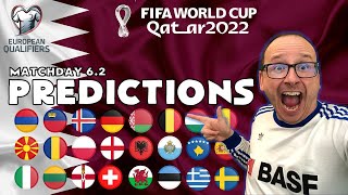 2022 FIFA World Cup European Qualifiers - Matchday 6 Part 2 - Predictions