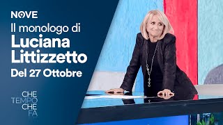 Il Monologo di Luciana Littizzetto Episodio del 27 Ottobre | Che tempo che fa