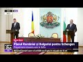 Klaus Iohannis și președintele bulgar au semnat Declarația privind Parteneriatul Strategic