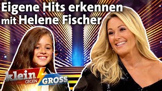 Erkennt Helene Fischer ihre eigenen Songs? Giulia (10) vs. Schlager-Star | Klein gegen Groß