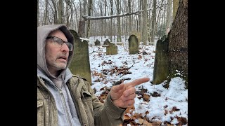 "The Gravestone Embracing Tree" ~Hidden Geocache at Summers Burying Grounds~ New Springfield, Ohio