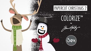 Introducing Sizzix Papercut Christmas #2 - Colorize™ by Tim Holtz®