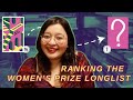 ranking the Women's Prize longlist based on my first impressions of them