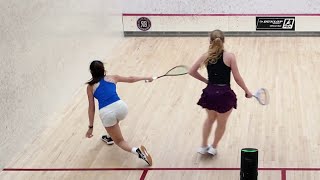 Olivia Bolger v Zoe Chong--Final-GU17 Junior Squash Champs.