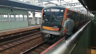 京成3100形3157編成01Kアクセス特急羽田空港行き八広駅(KS47)高速通過