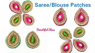 DIY/How to Make Silk thread Designer Saree/ Blouse Patches/Designer Blouse Patch work Making at Home DIY/How to Make Silk thread Designer Saree/ Blouse Patches/Designer Blouse Patch work Making at Home