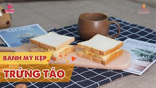 [Bữa sáng nhanh gọn] Bánh mì sandwich trứng táo ngon lạ miệng siêu đơn giản