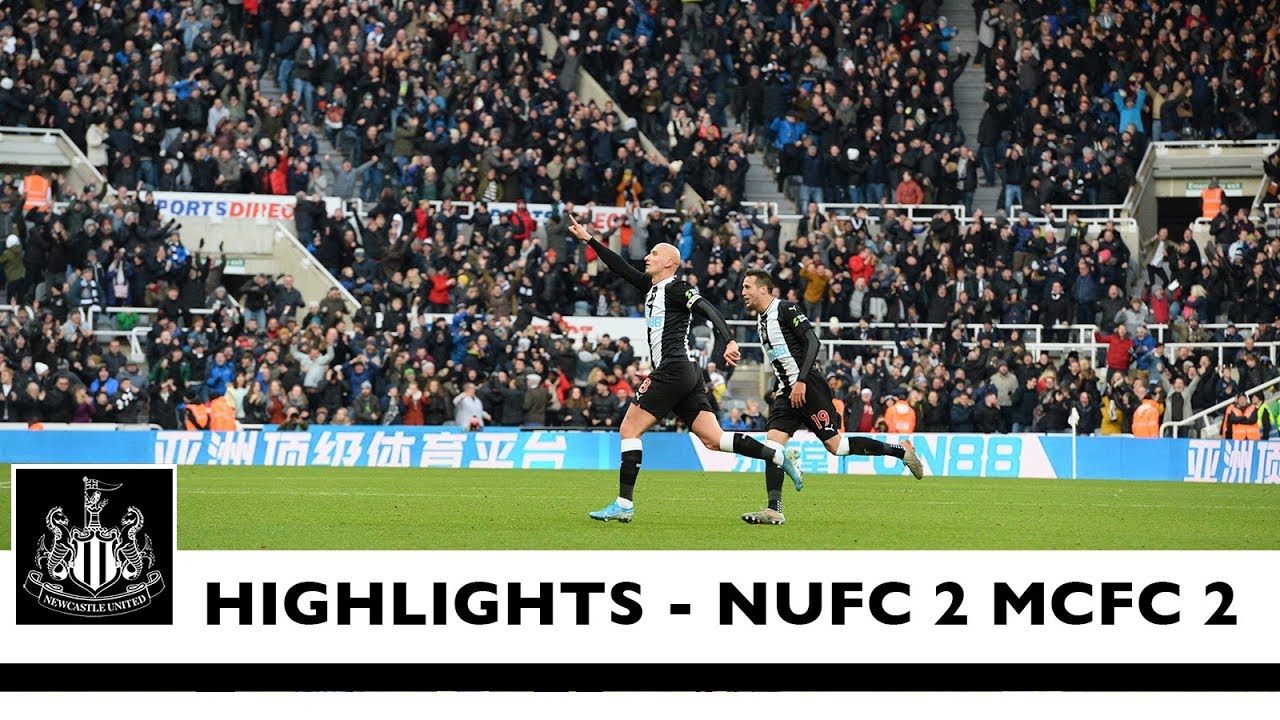 Newcastle United 2 Manchester City 2: Brief Highlights - YouTube