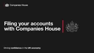 Filing your annual accounts with Companies House