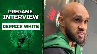 Derrick White: Celtics vs Cavs a Chance to COMPETE at High Level | Pregame Interview