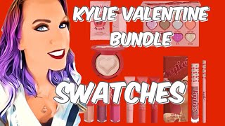 Kylie Cosmetics Valentine's Bundle Swatches
