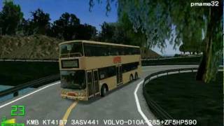 mm2 遊車河 (622) kmb Volvo Olympian 12m (Volgren Body) KT4187 3asv441 in Fantasy Hill Race City