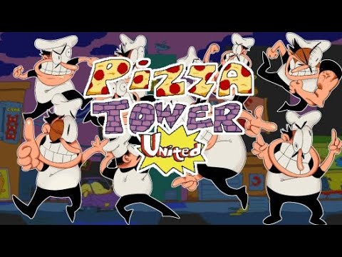 Pizza Tower United: The Crumbling Tower Of Pizza As Pogo Noise - YouTube