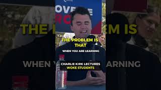 CHARLIE KIRK LECTURES WOKE STUDENTS 🎓🔥 #viral #shorts