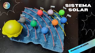 Cómo hacer la maqueta del SISTEMA SOLAR con materiales reciclables