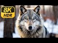 Wildlife 8k - Wonderful Wildlife Movie With Soothing Music (Colorfully Dynamic)