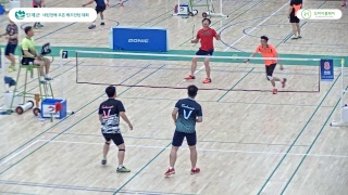 [제4회 인제내린천배드민턴대회]남복 40대D2 (어울림) 신상열/김수영 vs (신남) 신유섭/조영모